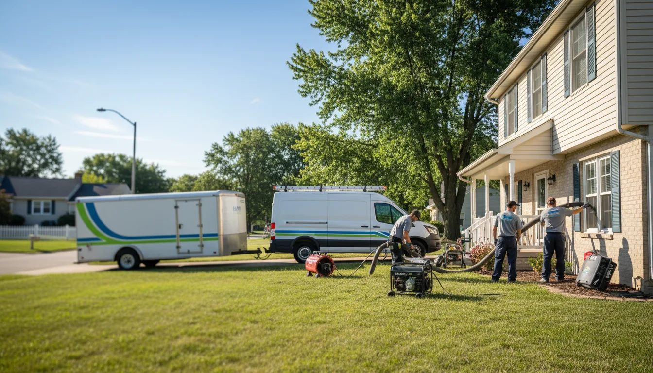 Flooded Basement Restoration And Cleanup With Repair in Majestic, KY near me